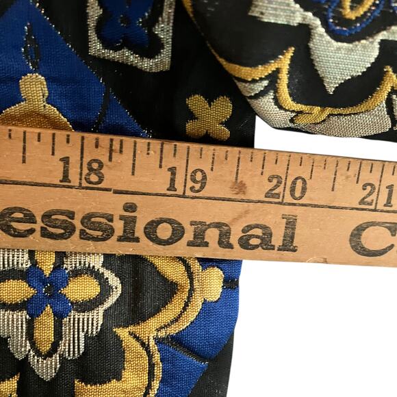 NWT Ann Taylor Loft Cropped Blazer L Jacket Quilted Open Front Jacquard Metallic - Picture 10 of 12